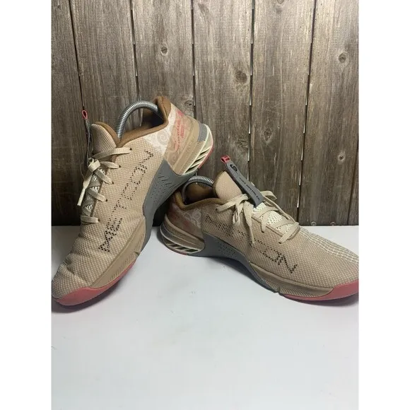 Nike Metcon 8 AMP Snail Moving Co. Sanddrift Mens Sz 9 Training Shoes DV1206-100