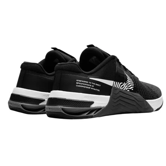 Nike Metcon 8 FlyEase 'Black Smoke Grey' DO9328-001 Training Running Men's 6 NWT