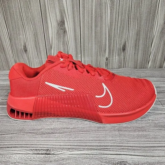 Nike Metcon 9 University Red Cross Training Gym Shoes DZ2617-600 - Men's Size 9