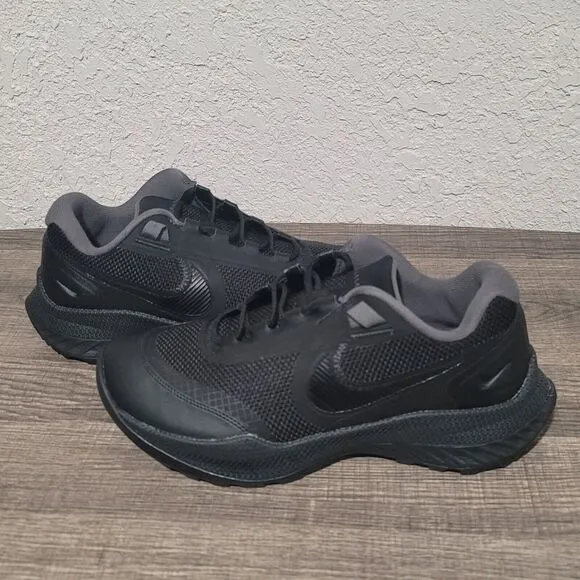 Nike React SFS Carbon Low Triple Black Shoes Mens Size 7 CZ7399-001 Tactical