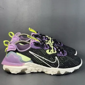 Nike React Vision Gravity Purple Volt athletic sneaker shoes mens size 10.5