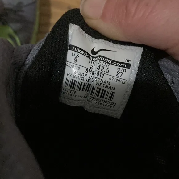 Nike relentless 2 running shoes men 9.5 athletic shoes
