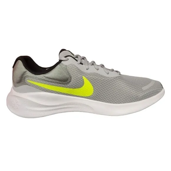 Nike Revolution 7 Wolf Grey Volt Running Shoes Sneakers Mens Size's FB2207 002