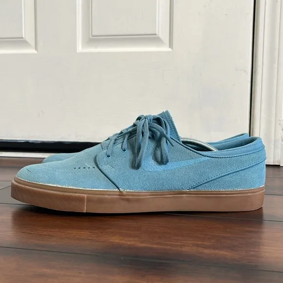 Nike SB Zoom Stefan Janoski Shoes Noise Aqua Men’s 13 Suede Lace Up Rare Color