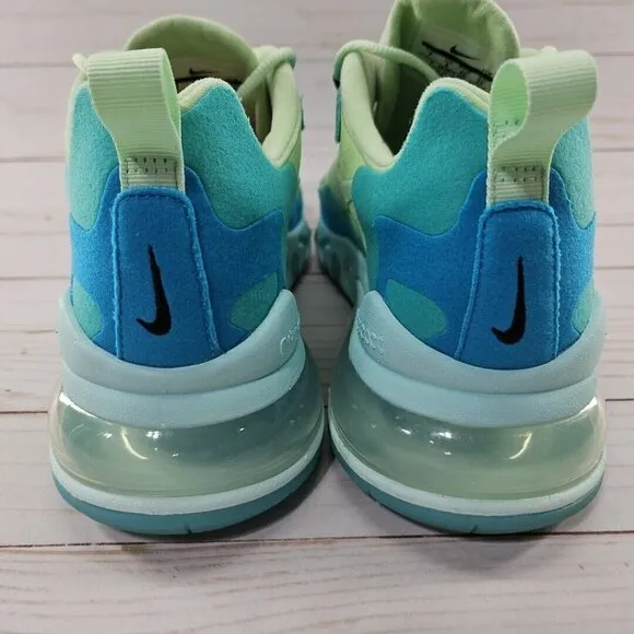 Nike Shoes Mens 7 Blue Green Air Max‎ 270 React Hyper Jade Running A04971-301