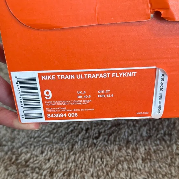 Nike Train Ultrafast Flyknit Mens Cross Training Shoes