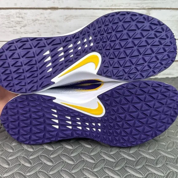 Nike Vapor Edge Turf LSU PE White Football Training Shoes Size 12.5 CV1672-109