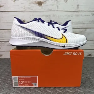 Nike Vapor Edge Turf LSU PE White Football Training Shoes Size 12.5 CV1672-109