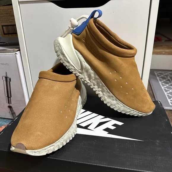Nike x Undercover Moc Flow SP Slip On Shoes Brown DV5593-201 Mens Sz 6.5