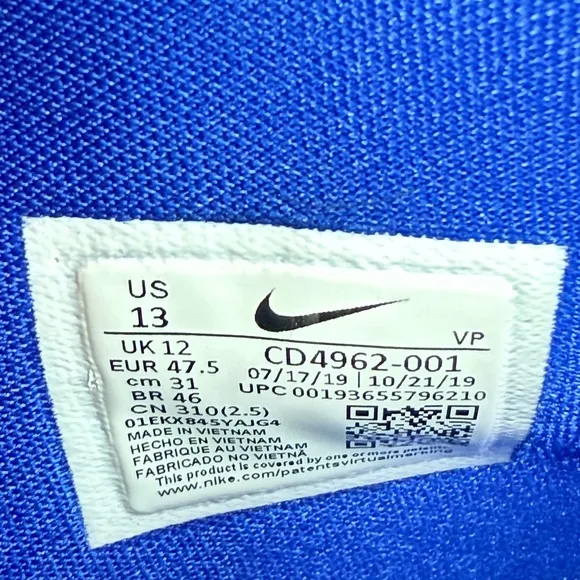 Nike Zoom Freak 1 &quot;Employee of the Month&quot; athletic sneaker shoes men’s size 13