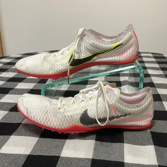 Nike Zoom Mamba V Track Spikes 'Rawdacious' DM3071-100 Men's Size 12 Shoes White