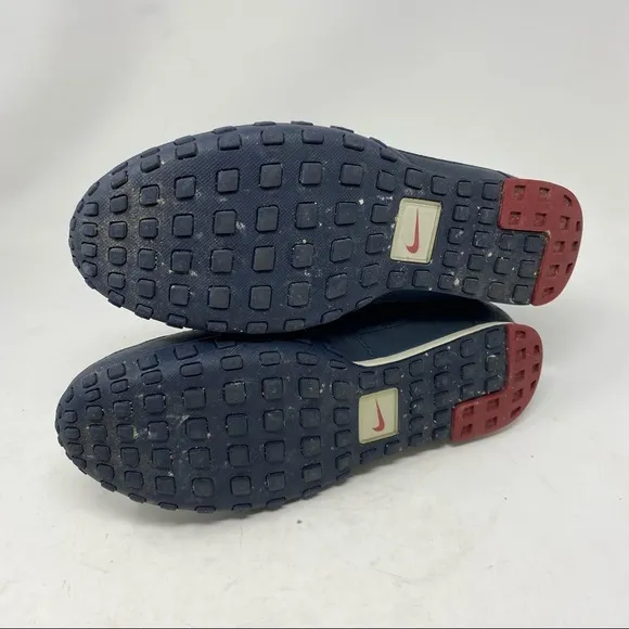 Nike Zoom Men’s 9 Air Navy Blue Leather USA Olympics Sneaker Boots