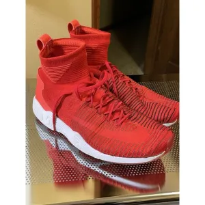 NIKE ZOOM MERCURIAL XI FK FLYKNIT MENS Size 10 UNIVERSITY RED 844626 600