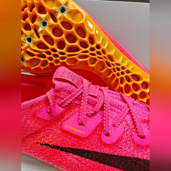 Nike Zoom Superfly Elite 2 Hyper Pink Orange Track Field Distance Cross Shoes 10