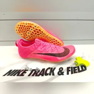 Nike Zoom Superfly Elite 2 Hyper Pink Orange Track Field Distance Cross Shoes 10