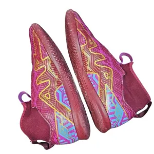 Nike Zoom Turf Training Shoes Athletic Sneakers Maroon Purple Gold 5.5Y