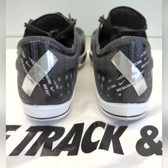 Nike ZoomX DragonFly Black Metallic Silver Track Field Distance Cross Shoes 11.5