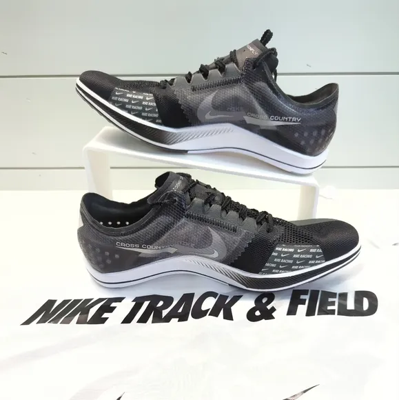 Nike ZoomX DragonFly Black Metallic Silver Track Field Distance Cross Shoes 11.5