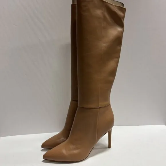 Nine West Women’s Richy Natural Knee High Boots, Size 10 M