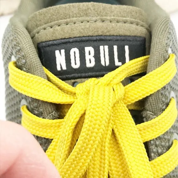 NOBULL Trainers Green Athletic Running Sneakers Shoes Mens 8.5 Womens 10