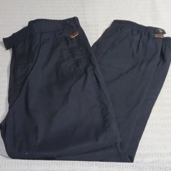 Nordica Sport System Black Lined Snowmobile &amp; Snow Boarding Pocketed Sz 42 Pants