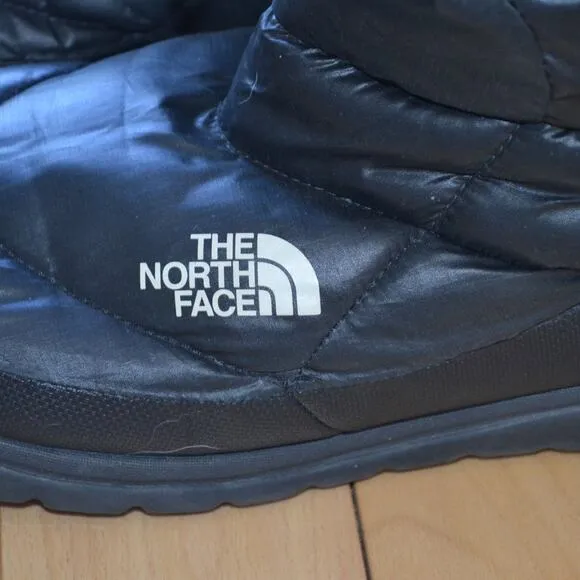 North Face Puffer Winter Boots Snow Size 11 Black
