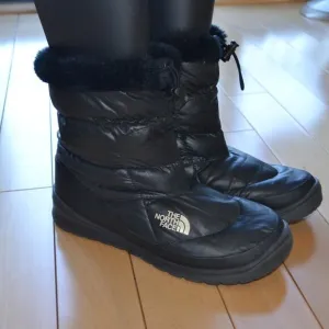 North Face Puffer Winter Boots Snow Size 11 Black