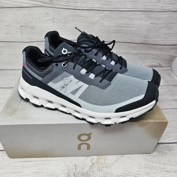 NWB ON CLOUDVISTA Women's BLACK WHITE Athletic Training Running Walking Shoes 11