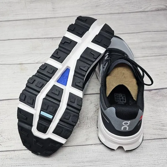 NWB ON CLOUDVISTA Women's BLACK WHITE Athletic Training Running Walking Shoes 11