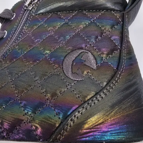 NWOT Billy Classic Quilt High Tops Sneakers Tennis Shoes Zip Graphite Rainbow 7