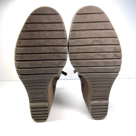NWOT Dr. Scholl's Boots Women’s Size 8.5M Camille Wedge Ankle Boots