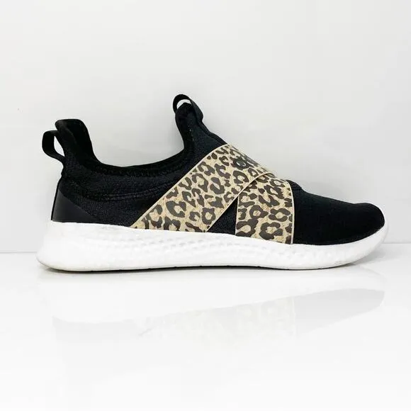 NWT Adidas Puremotion Adapt Running Casual Slip On Shoes Black Leopard FY7233