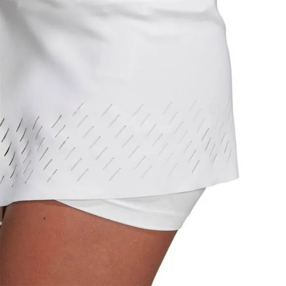 NWT Adidas Stella McCartney white Laser Tennis Skort Skirt Shorts M Medium