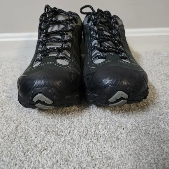 Oboz Bridger Low B-DRY Men's Hiking Shoes Dark Shadow M11 Wide Gorpcore Camping