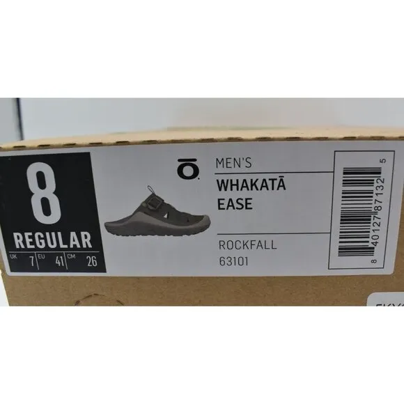 Oboz Mens Size 8 Whakata Ease Rockfall Slip On Hiking Sandals Shoes