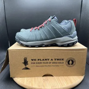Oboz Women’s Size 7 M Sypes Slate Leather B-DRY Waterproof Low Hiking Shoes Grey