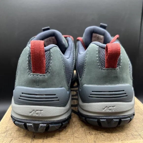 Oboz Women’s Size 7 M Sypes Slate Leather B-DRY Waterproof Low Hiking Shoes Grey