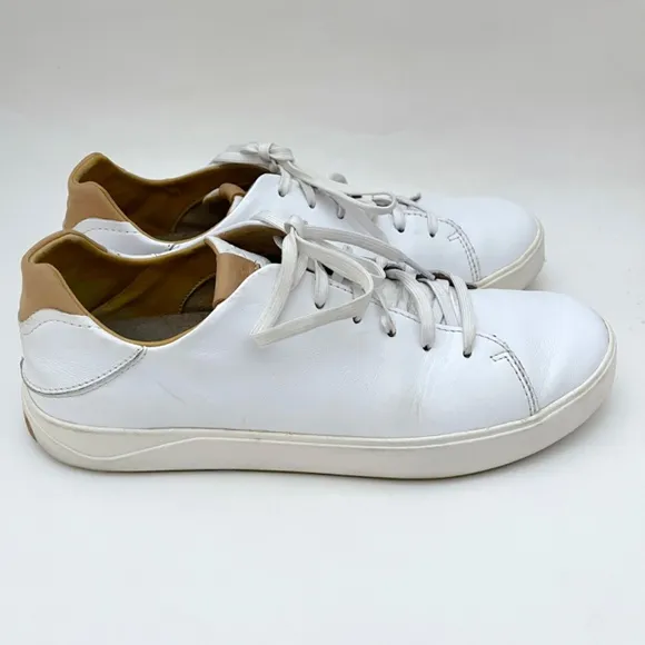 OluKai Lae‘ahi Lī ‘Ili Waterproof Leather Sneakers