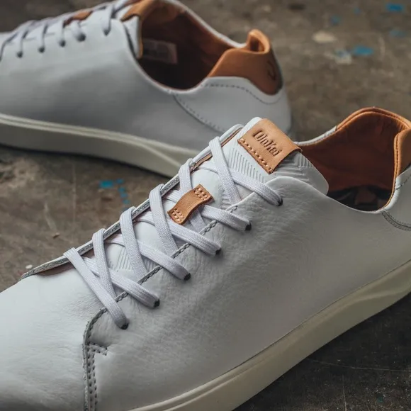 OluKai Lae‘ahi Lī ‘Ili Waterproof Leather Sneakers