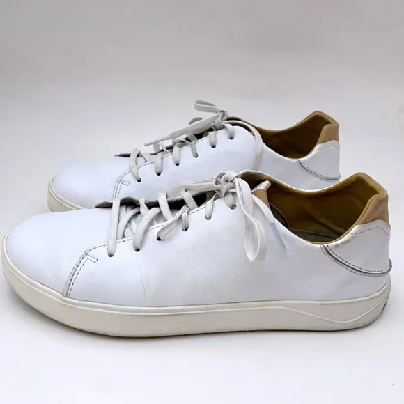 OluKai Lae‘ahi Lī ‘Ili Waterproof Leather Sneakers