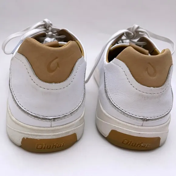 OluKai Lae‘ahi Lī ‘Ili Waterproof Leather Sneakers