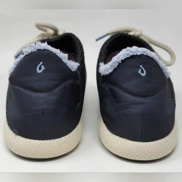 OLUKAI Mahiki Moonlit Ocean Slip On Shoes Black 20477-4040 Women’s Size 11 New