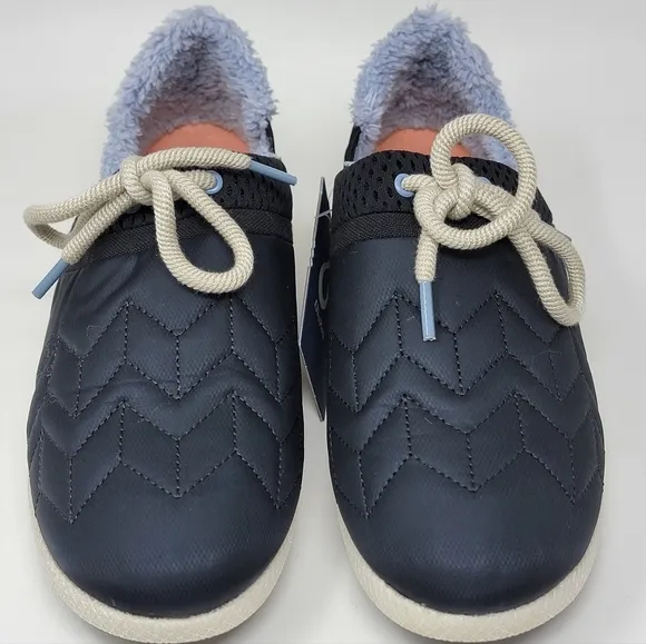 OLUKAI Mahiki Moonlit Ocean Slip On Shoes Black 20477-4040 Women’s Size 11 New