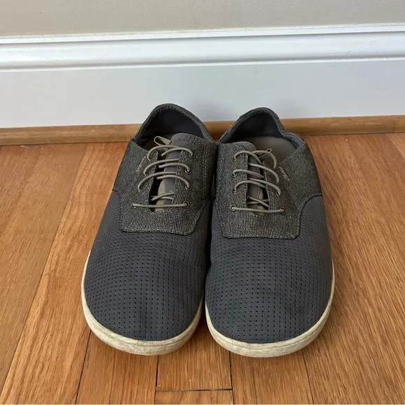 Olukai Nohea Moku Boat Shoes Dark Grey Lace Up Sneakers Men’s Size 10.5