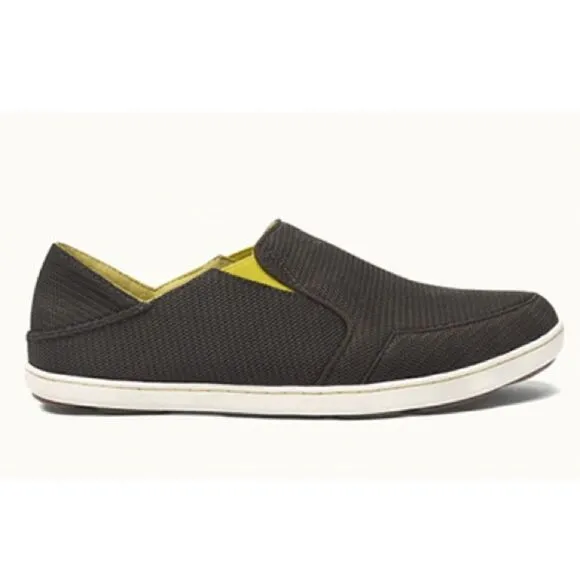 Olukai Mens Sz 9 M Hohea Mesh Slip On Shoes Brown Mesh Comfort Loafer