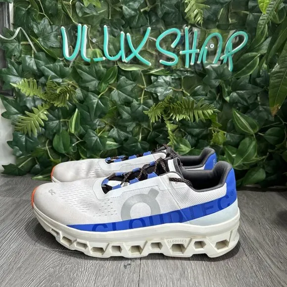 On Cloud Cloudmonster Frost Cobalt Running Shoes Men's Size 12.5
