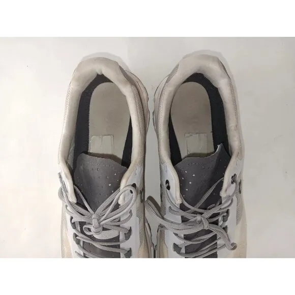 On Cloud Cloudvista Shoes Men’s 10.5 White Gray Black Trail Running Hiking