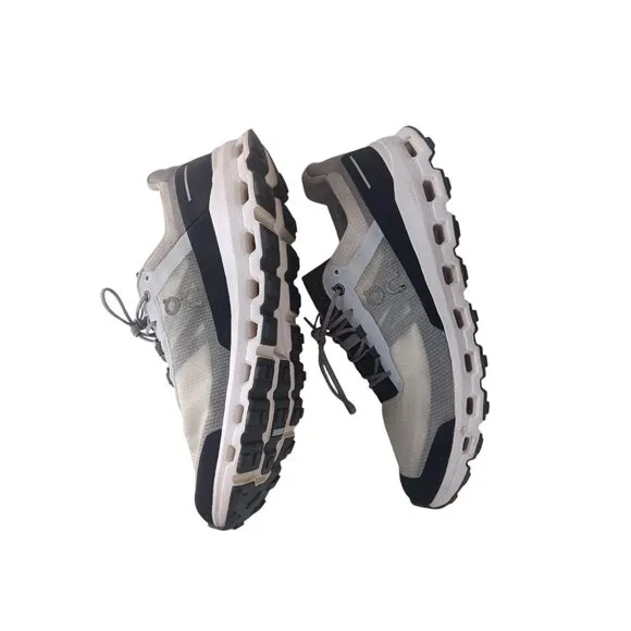 On Cloud Cloudvista Shoes Men’s 10.5 White Gray Black Trail Running Hiking