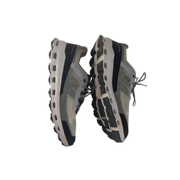 On Cloud Cloudvista Shoes Men’s 10.5 White Gray Black Trail Running Hiking
