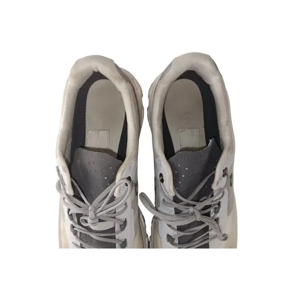 On Cloud Cloudvista Shoes Men’s 10.5 White Gray Black Trail Running Hiking